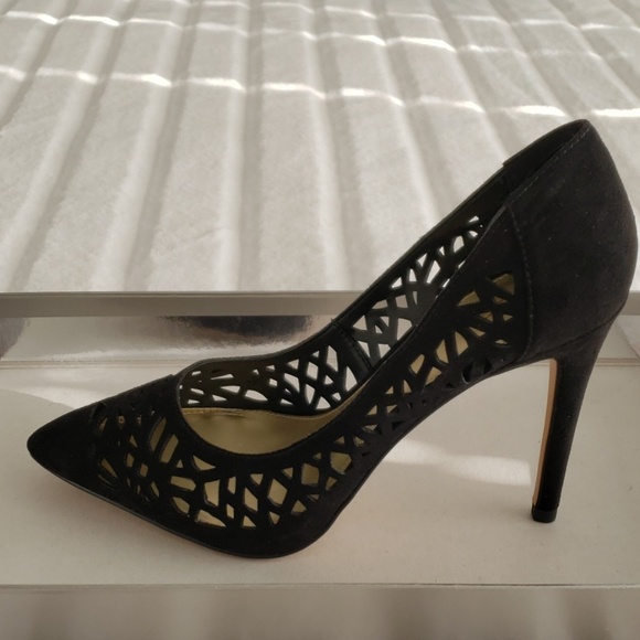 BCBGeneration Shoes - BCBG Black Suede Stilettos